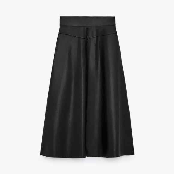 SOLD! LAST ONE!!! ZARA A-Line Midi Skirt with Buttons* - Picture 13 of 13